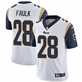 Nike Los Angeles Rams #28 Marshall Faulk White NFL Vapor Untouchable Limited Jersey,baseball caps,new era cap wholesale,wholesale hats
